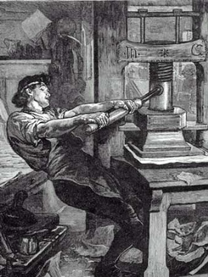 Hoy hace 562 años, Gutenberg imprime el primer libro en una imprenta, la Biblia