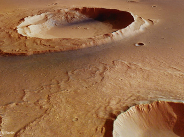 Muestran vestigios de una mega-inundación en Marte