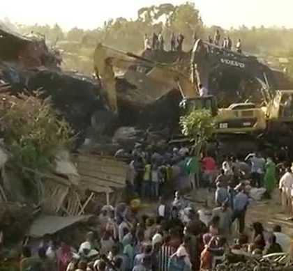 Suman 62 muertos en Etiopía por derrumbe en basurero