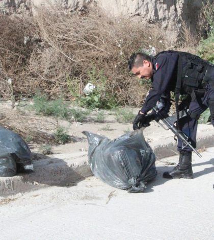 Encuentran 3 ejecutados en bolsas de basura; uno cerca de la Ministerial