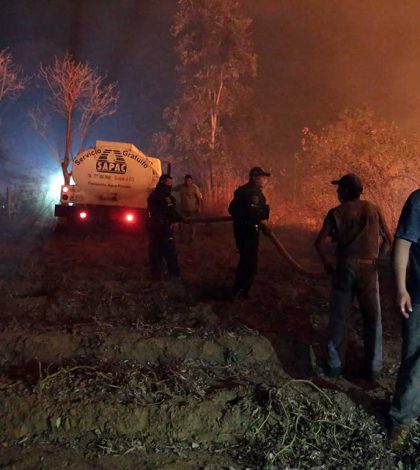 Mitigan incendio registrado entre Morelos y el Estado de México
