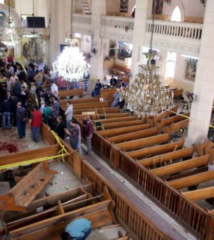 Decretan estado de emergencia en Egipto tras ataques a iglesias