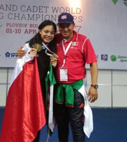 Mexicana de 14 años conquista oro en Campeonato Mundial
