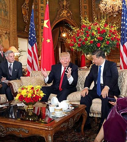 Se reúnen Trump y Jinping en Mar-a-Lago