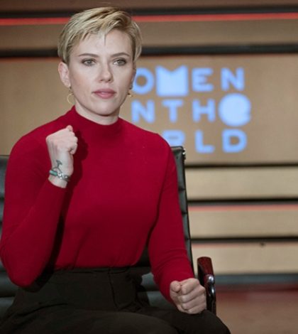 Scarlett Johansson no descarta postularse a un cargo político