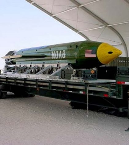 EU avisó a Afganistán sobre lanzamiento de potente ‘bomba madre’