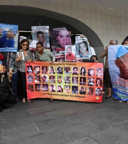 Anuncian toma de ADN a familiares de desaparecidos en Veracruz