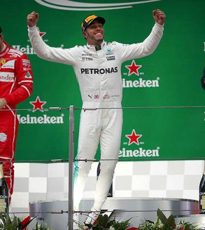 Hamilton conquistó  por quinta vez el GP de China