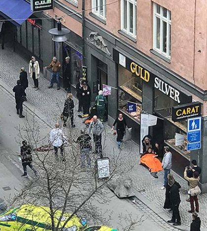 Al menos tres muertos deja atentado en Estocolmo
