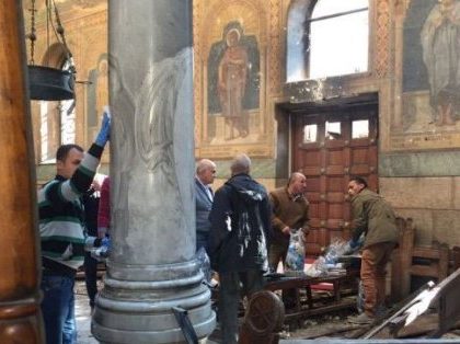 Al menos 13 muertos en atentado en iglesia en El Cairo