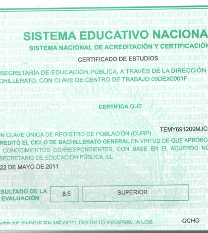 Proliferan en San Luis Potosí los certificados de bachillerato falso 