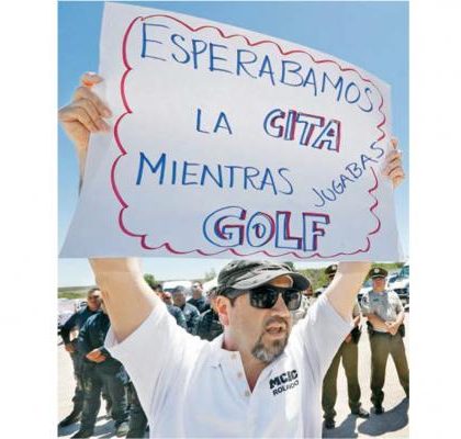 Protestan en Chihuahua: “Corral es represor”