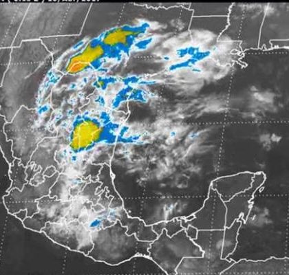 Prevén cielo medio nublado con potencial de lluvia en la CDMX: SMN