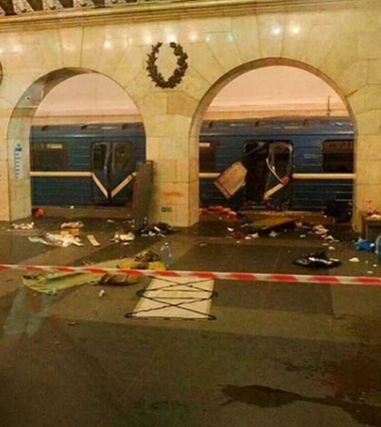 SRE: Sin registro de mexicanos afectados por explosiones en San Petersburgo