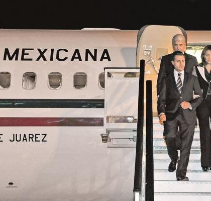 «Tiran» ministros apertura de información de vuelos presidenciales