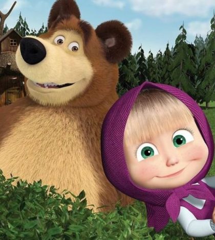 Masha y el oso cautivaran a los niños