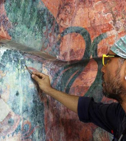 Devuelven esplendor a murales de Bonampak