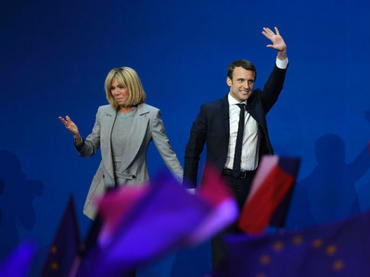 Matrimonio de Emmanuel Macron no sorprende a franceses