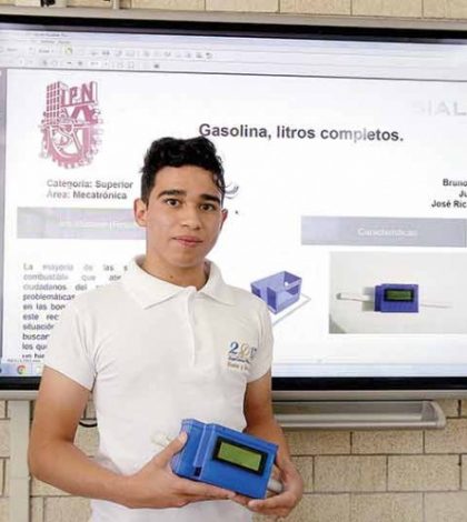 Joven crea dispositivo antirrobo de gasolina