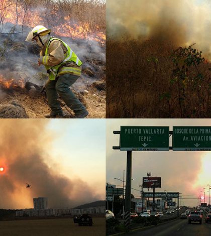 Emiten ‘emergencia atmosférica’ por incendio forestal, en Jalisco