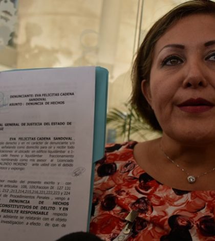 Asegura Eva Cadena que exhibirá a los políticos que la atacan