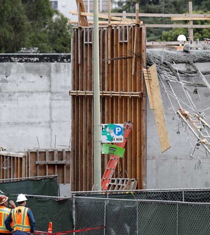Derrumbe en construcción de California deja 19 heridos