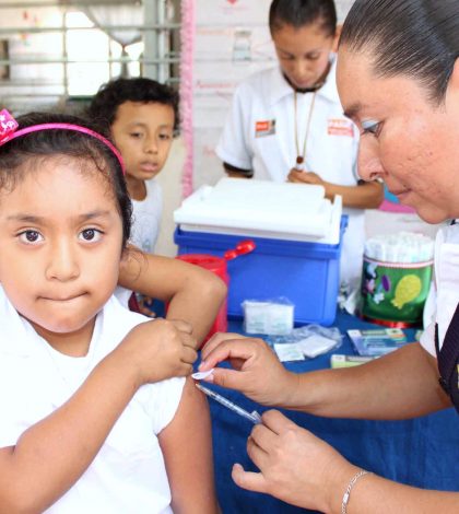 Aplica SS 27 mil vacunas en  Semana Nacional de Salud