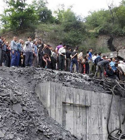 Más de 50 mineros quedan atrapados en Irán a causa de una explosión