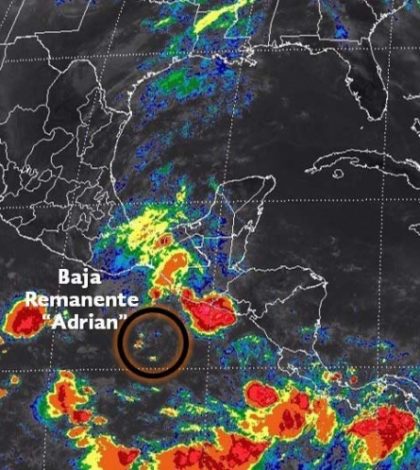 ‘Adrián’ se debilita; causará lluvia, viento y oleaje alto: PC