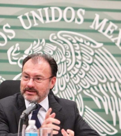 Videgaray irá EU para analizar acciones en favor de mexicanos