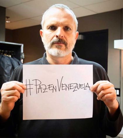Miguel Bosé lanza grito por Venezuela y se lo acaban en redes