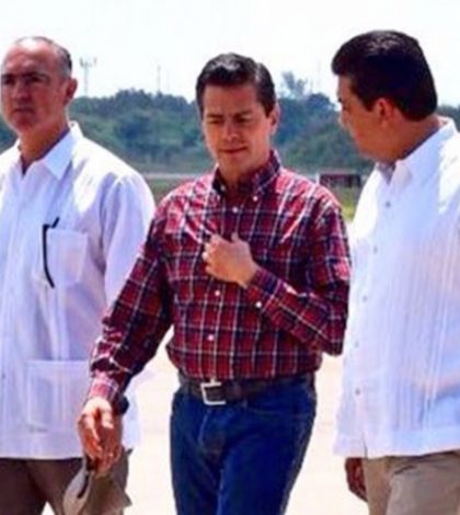 Peña Nieto se reúne con gobernador de Tamaulipas