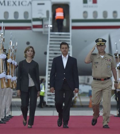 Peña Nieto llega a Colombia para Cumbre de la Alianza del Pacífico