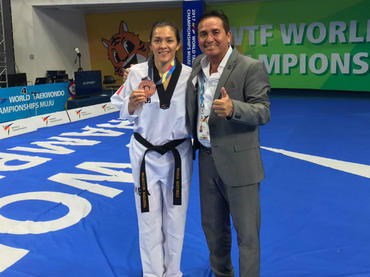 María Espinoza gana el bronce en Mundial de Taekwondo