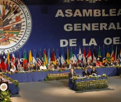Asamblea General de la OEA sesionará por primera vez en México