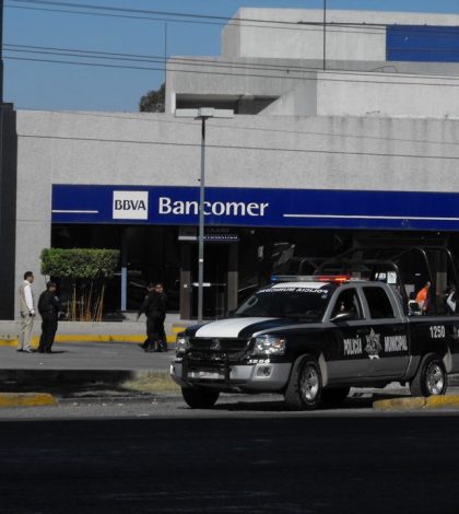 Muere mujer en sucursal BBVA Bancomer a la altura el Distribuidor Juárez