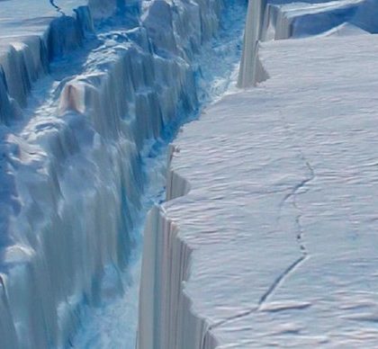 El iceberg más grande conocido está a punto de desprenderse