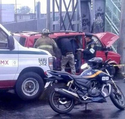 Muere menor en choque de transporte escolar en Eje 6 en la CDMX