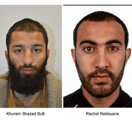Identifican a dos sospechosos  de los ataques en Londres