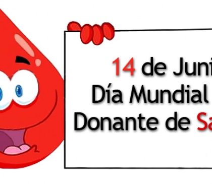 Hoy se celebró el Día Mundial del Donador Altruista de Sangre