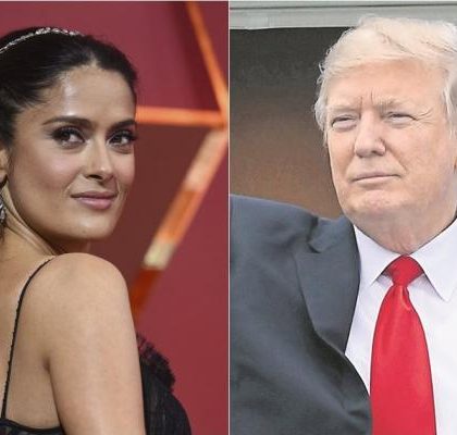 Salma Hayek recuerda cuando Trump quiso  salir con ella