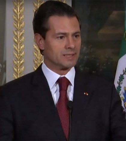 Macron y Peña Nieto ofrecen conferencia tras reunión