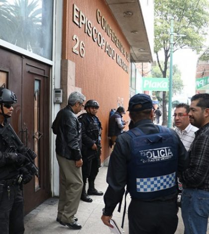 PGJCDMX investiga explosión en sede del Episcopado Mexicano