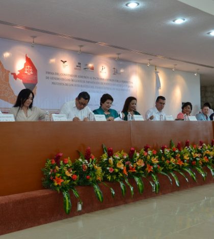 Signa JM Carreras con el Poder Judicial Pacto para introducir perspectiva de género