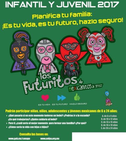 Conapo invita al XXIV Concurso Nacional de Dibujo y Pintura Infantil y Juvenil 2017