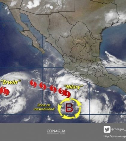 Se fortalece ‘Irwin’ y ya es huracán categoría 1: SMN
