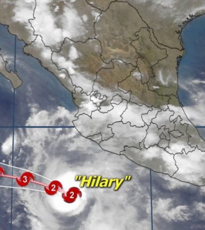 ‘Hilary’ se intensifica a categoría 2; genera tormentas en 4 estados: Conagua