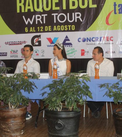 Presentan el 16o torneo internacional Racquetbol WTR Tour FENAPO 2017