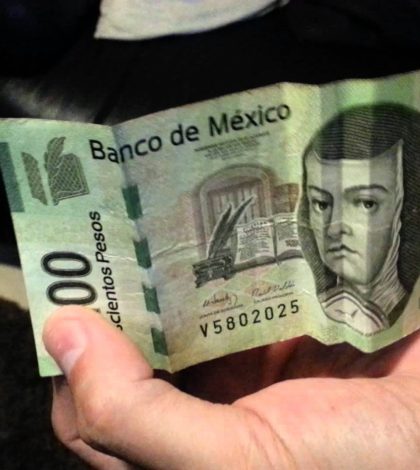 Reaparecen los billetes falsos de 200 pesos