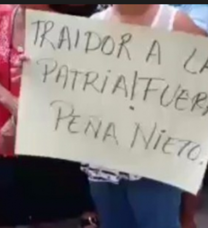 Comunidad en Chiapas declaró ‘non grato’ a Peña Nieto y fueron reprimidos violentamente